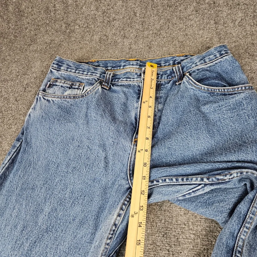 All American Clothing Co Mens Blue Straight Leg Jeans AA101L  34x34 USA Made